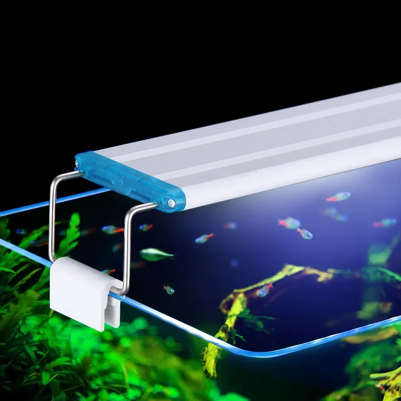 Marine Aquarium Lamp - 18-75CM Très Mince Led Aquarium Éclairage