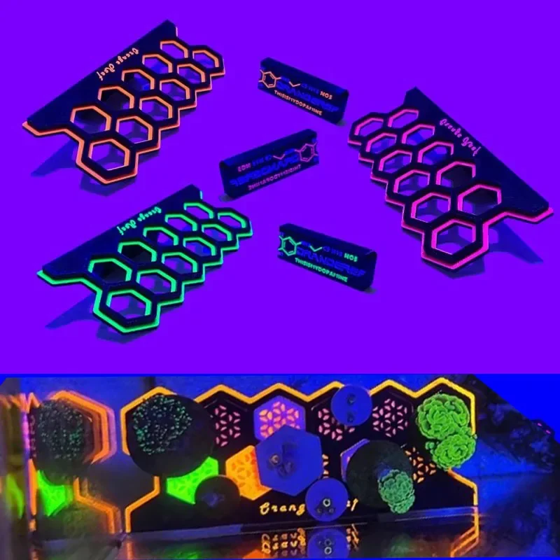 Coral Frag Plug - Support magnétique fluorescent pour coraux fragilisés