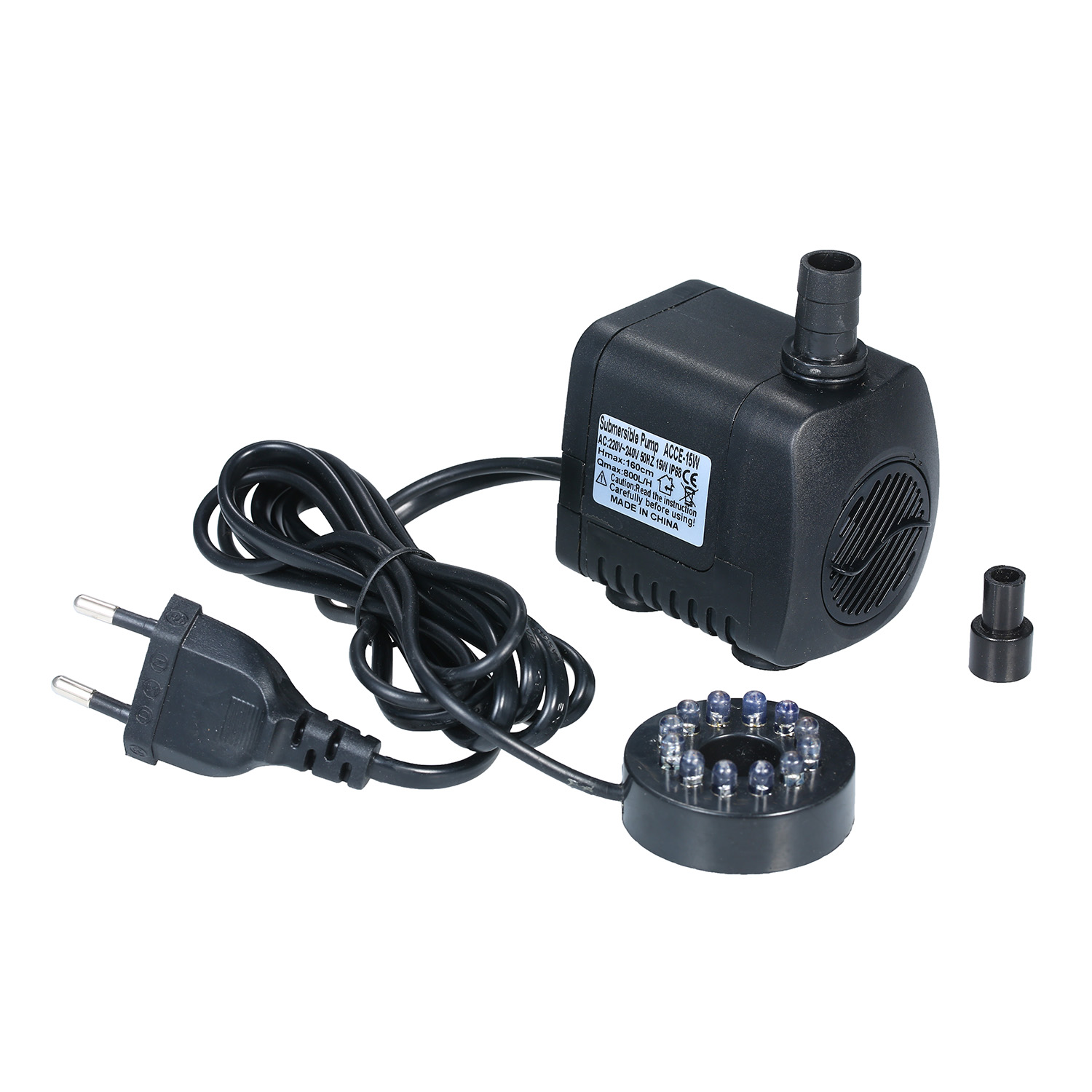 Marine Aquarium Lamp - Pompe Submersible à lumière LED 800L/H,