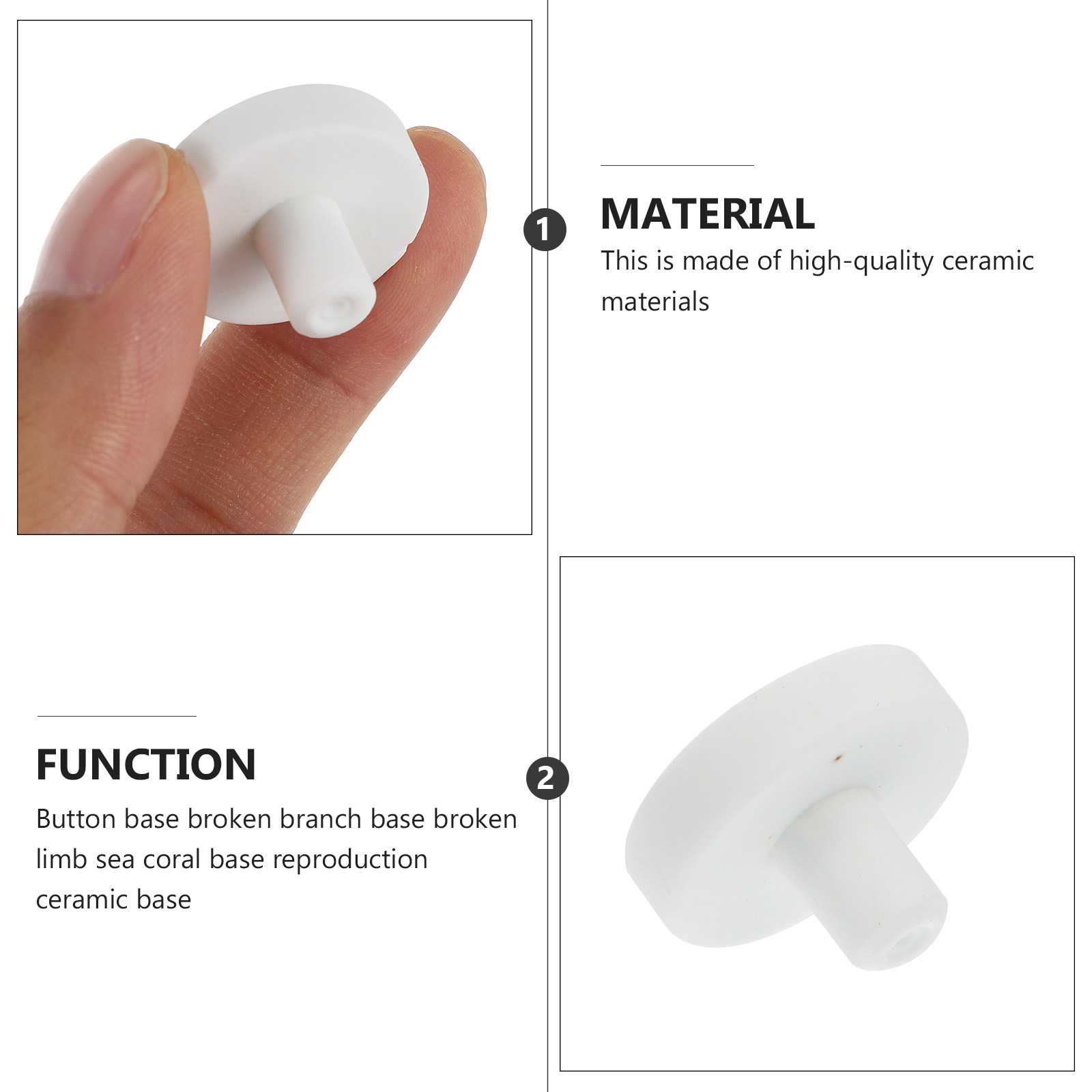 10 Pièces Supports en Céramiqu - Coral Frag Plug avis et prix