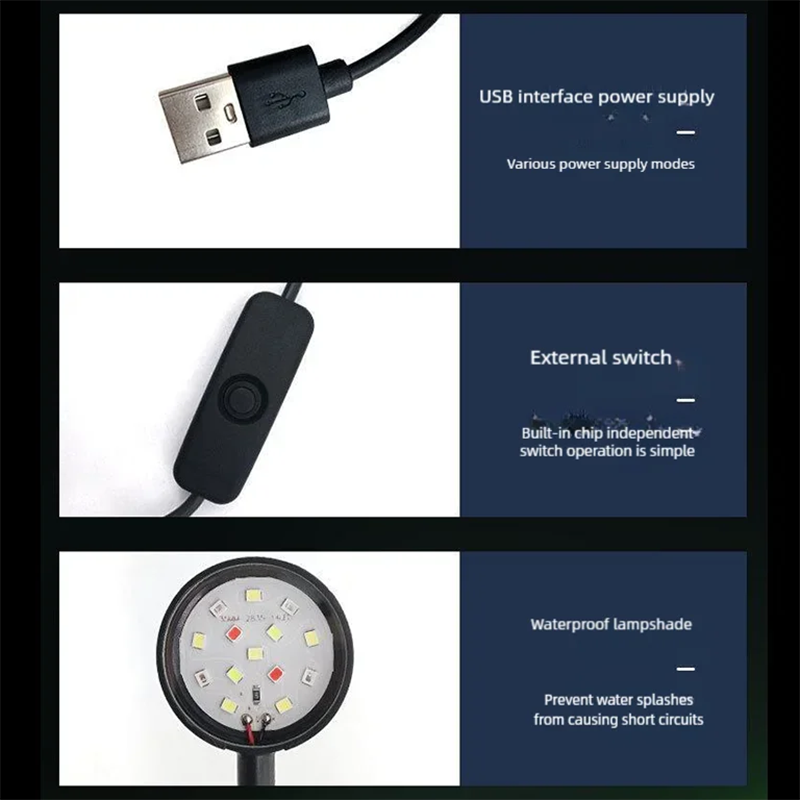 Lampe à clip USB LED pour aqua - Marine Aquarium Lamp avis et prix