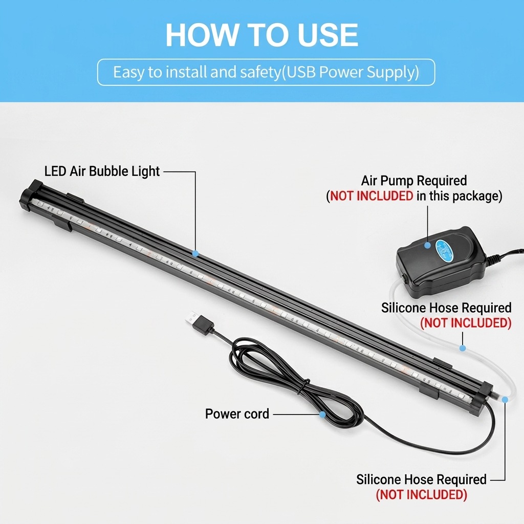 Lampe LED USB pour aquarium, d - Marine Aquarium Lamp avis et prix